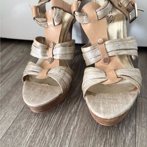Guess Beige Sexy Heels